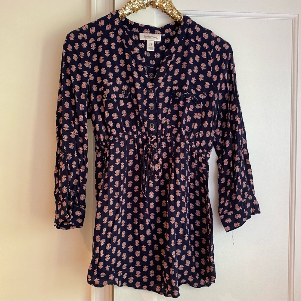 Maternity peplum top